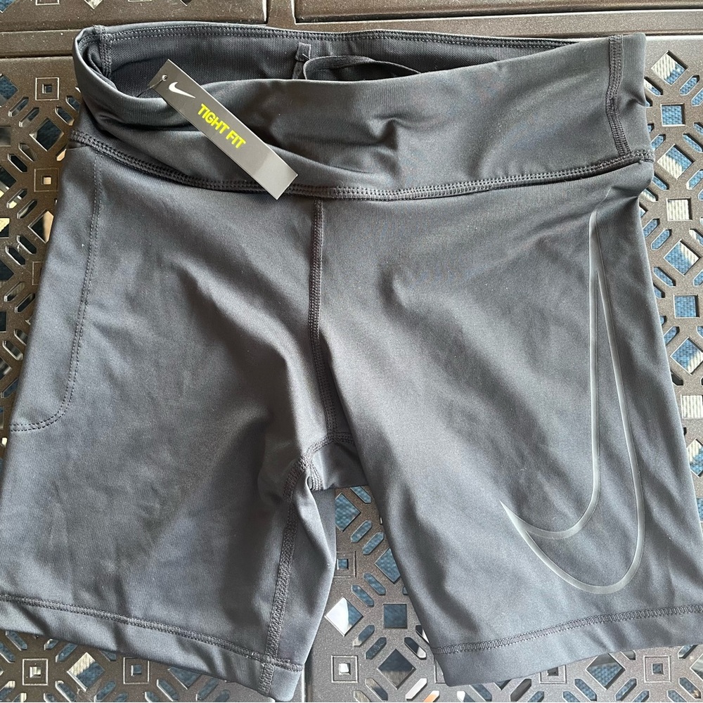 Nike new with tags black tight shorts xs